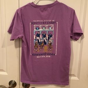Vineyard Vines Purple 144th Kentucky Derby Tee-XS